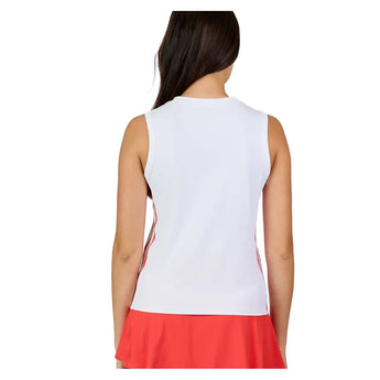 Women's Full Tennis Tank Hibiscus,Apparel,Sofibella,,,Tennis Express,2052-HIB-2