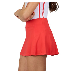 Women's 13 Inch Tennis Skort Hibiscus,Apparel,Sofibella,,,Tennis Express,2058-HIB-2