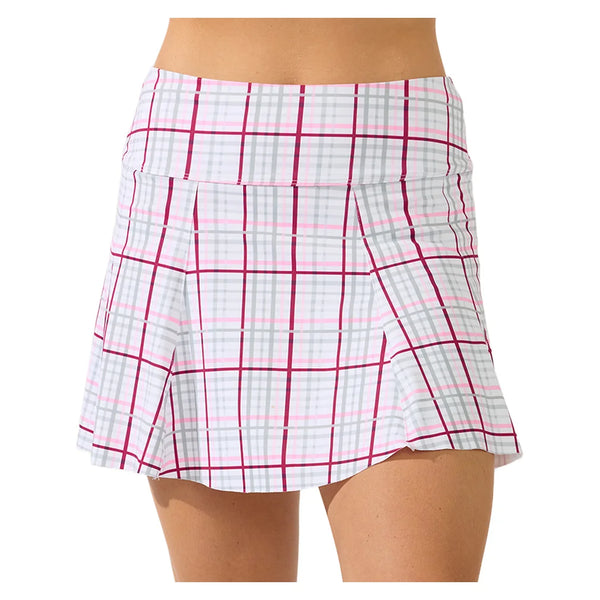 Women's Perfect Swing 14 Inch Tennis Skort Boyfriend Berry, Bobbe, Boyfriend Berry, Tennis Express, 206-135F26-BOYFRIEND-BERRY-1