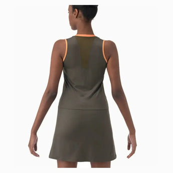 Women's Tournament Tennis Dress with Inner Shorts-Apparel-Yonex-20835-F25-Brown1-Tennis Express