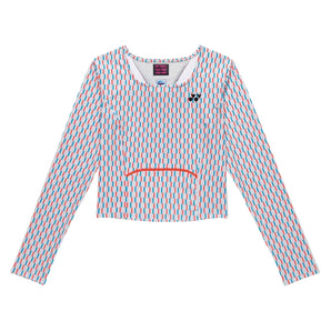 Women's Tournament Long Sleeve Tennis Shirt,Apparel,Yonex,Silver Gray,XS,Tennis Express,20927-105_9cafff4d-f159-4a73-8b4d-ebbd1dc24c65