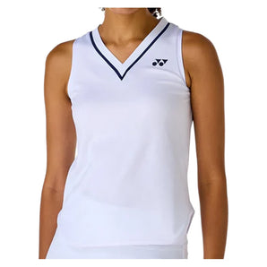 Women's Tournament Tennis Tank White,Apparel,Yonex,,,Tennis Express,20929W-1_f4ee6578-6065-4e6b-8ce6-f568285ee3b4