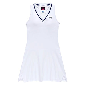Women's Tournament Tennis Dress with Inner Shorts White,Apparel,Yonex,White,XS,Tennis Express,20930Y_1