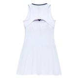 Women's Tournament Tennis Dress with Inner Shorts White,Apparel,Yonex,,,Tennis Express,20930Y_2