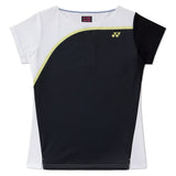 Women's Tournament Crew Neck Tennis Shirt, Yonex, Black, Tennis Express, 20933-BLACK-1