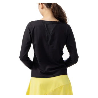 Women's Tournament Long Sleeve Tennis Shirt, Yonex, Tennis Express, 20934-5
