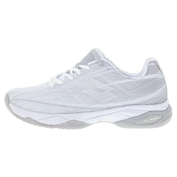 Women's Mirage 300 Speed Tennis Shoes All White and Silver Metal 2,Footwear,Lotto,,,Tennis Express,210741-1GNB-1
