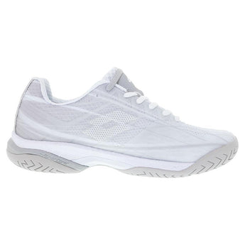 Women's Mirage 300 Speed Tennis Shoes All White and Silver Metal 2,Footwear,Lotto,,,Tennis Express,210741-1GNB-2