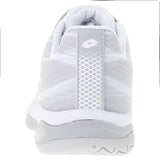Women's Mirage 300 Speed Tennis Shoes All White and Silver Metal 2,Footwear,Lotto,,,Tennis Express,210741-1GNB-4-fixed