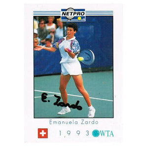 Emanuela Zardo Hand Signed NETPRO Women's Card-Memorabilia-Netpro-2151-DEFAULT-L-Tennis Express