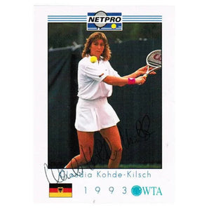 Claudia Kohde-Kilsch Signed Women's Card-Memorabilia-Netpro-2162-DEFAULT-L-Tennis Express