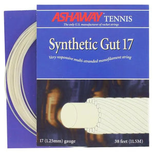 Synthetic Gut 17G Tennis String White-Strings-Ashaway-2182-DEFAULT-L-Tennis Express