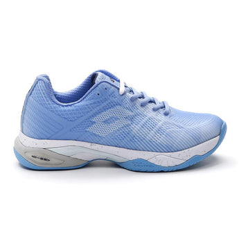 Women's Mirage 300 3rd Speed Tennis Shoes Chambray Blue and All White,Footwear,Lotto,,,Tennis Express,218997-9ZQS23-1