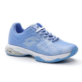 Women's Mirage 300 3rd Speed Tennis Shoes Chambray Blue and All White,Footwear,Lotto,,,Tennis Express,218997-9ZQS23-2