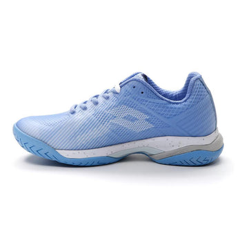 Women's Mirage 300 3rd Speed Tennis Shoes Chambray Blue and All White,Footwear,Lotto,,,Tennis Express,218997-9ZQS23-3