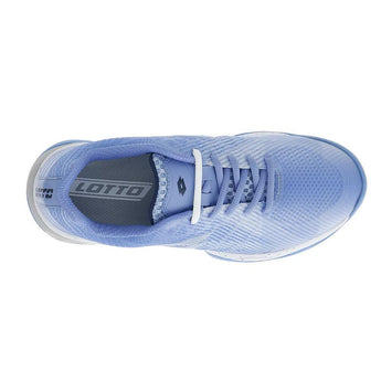 Women's Mirage 300 3rd Speed Tennis Shoes Chambray Blue and All White,Footwear,Lotto,,,Tennis Express,218997-9ZQS23-5