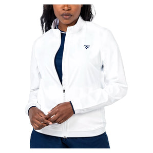 Women's Team Light Tennis Jacket,Apparel,Tecnifibre,White,XS,Tennis Express,21WJACWH6