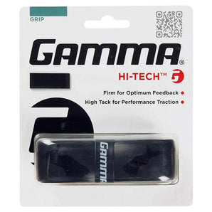 Hi-Tech Grip Replacement Grips-Accessories-Gamma-2242-BLACK-L-Tennis Express