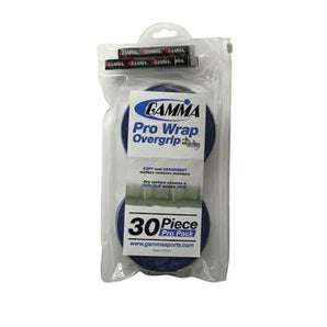 Pro Wrap Blue Overgrip Pro 30 Pack-Accessories-Gamma-2249-DEFAULT-L-Tennis Express