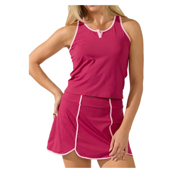 Women's Farah 13.5 Inch Tennis Skort Berry, Bobbe, Tennis Express, 226-126F26-4