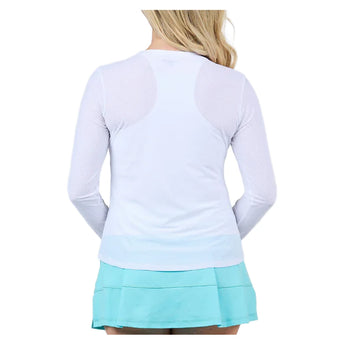 Women's Long Sleeve Tennis Top,Apparel,Sofibella,,,Tennis Express,2265N-W1