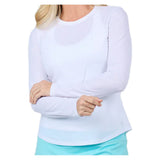 Women's Long Sleeve Tennis Top,Apparel,Sofibella,,,Tennis Express,2265N-W2