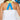 Womens New Wave 24 Inch Tennis Tank with Built-In Bra White and Azure-Apparel-Sofibella-2279-NWAF24-2-3-[Sku]-Tennis Express