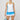 Womens New Wave 24 Inch Tennis Tank with Built-In Bra White and Azure-Apparel-Sofibella-2279-NWAF24-5-[Sku]-Tennis Express