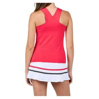 Women's Style Icons Racerback Tennis Tank Berry Red-Apparel-Sofibella-2288-BER-2-Tennis Express