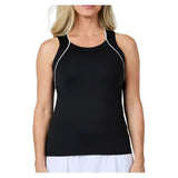 Women's Racerback Tennis Tank Black-Apparel-Sofibella-2288MYS-BLKH25-Tennis Express