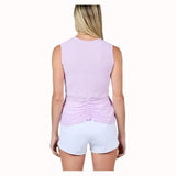 Women's Sleeveless Tennis Top Lavender-Apparel-Sofibella-2292MYS-LAVH25-1-Tennis Express