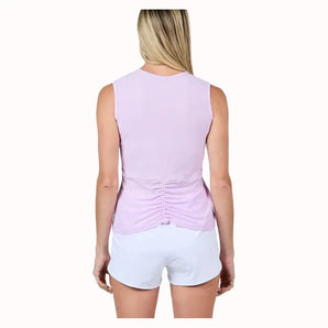 Women's Sleeveless Tennis Top Lavender-Apparel-Sofibella-2292MYS-LAVH25-1-Tennis Express