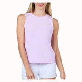 Women's Sleeveless Tennis Top Lavender-Apparel-Sofibella-2292MYS-LAVH25-Tennis Express