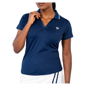 Women's Team Tech Polo,Apparel,Tecnifibre,Marine,XS,Tennis Express,22WPOLOMA6