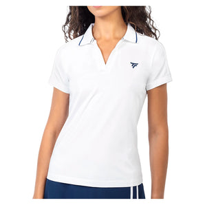 Women's Team Tech Polo,Apparel,Tecnifibre,White,XS,Tennis Express,22WPOLOWH6