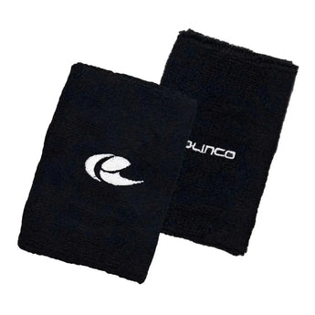 Double-Wide Wrist Band Black and White-Accessories-Solinco-2302003-Tennis Express