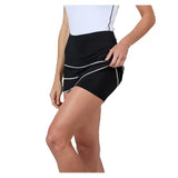 Women's 13 Inch Tennis Skort Black-Apparel-Sofibella-2304MYS-BLKH25-5-Tennis Express