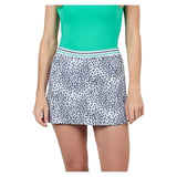Women's 14 Inch Tennis Skort White Leo-Apparel-Sofibella-2314GRS-WHLU25-1-1-[Sku]-Tennis Express