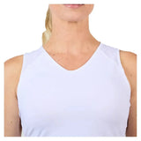 Women's Tennis Tank White-Apparel-Sofibella-2327TRE-WHTU25-2-Tennis Express