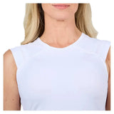 Women's Sleeveless Tennis Top White-Apparel-Sofibella-2330TRE-WHTU25-3-Tennis Express