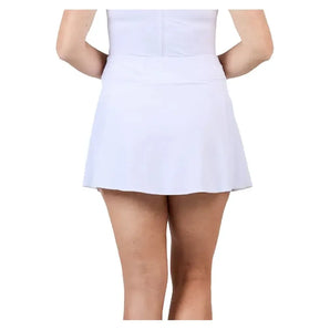Women's 14 Inch Tennis Skort White-Apparel-Sofibella-2339TRE-WHTU25-2-Tennis Express