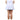 Women's 14 inch Tennis Skort Grid Jacquard and Periwinkle-Apparel-Sofibella-2354SPR-WHTU25-1-Tennis Express