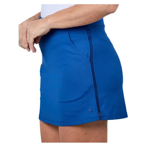 Women's 15 Inch Tennis Skort True Blue-Apparel-Sofibella-2358PST-TRBF25-1_2dc1ead5-5b38-460f-b740-0f24093e0e77-Tennis Express