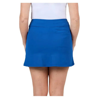 Women's 15 Inch Tennis Skort True Blue-Apparel-Sofibella-2358PST-TRBF25-2_c3c19fd1-ee71-4f4b-a744-16a713f5c314-Tennis Express