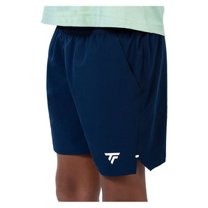 Juniors' Team Stretch Shorts,Apparel,Tecnifibre,Marine,10/12,Tennis Express,23SHORMA6_M