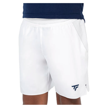 Juniors' Team Stretch Shorts,Apparel,Tecnifibre,White,10/12,Tennis Express,23SHORWH6-W
