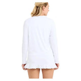 Women's Tennis Pullover White-Apparel-Sofibella-2400EQU-WHTU25-1-Tennis Express