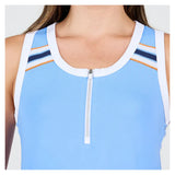 Women's Classic Currents Racerback Tennis Tank Periwinkle,Apparel,Sofibella,,,Tennis Express,2439CLA-PRW2