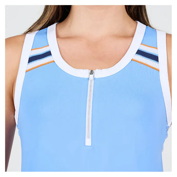 Women's Classic Currents Racerback Tennis Tank Periwinkle,Apparel,Sofibella,,,Tennis Express,2439CLA-PRW2