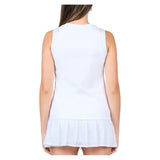Women's White Lotus Full Tennis Tank,Apparel,Sofibella,,,Tennis Express,2450WLO-WHT-1